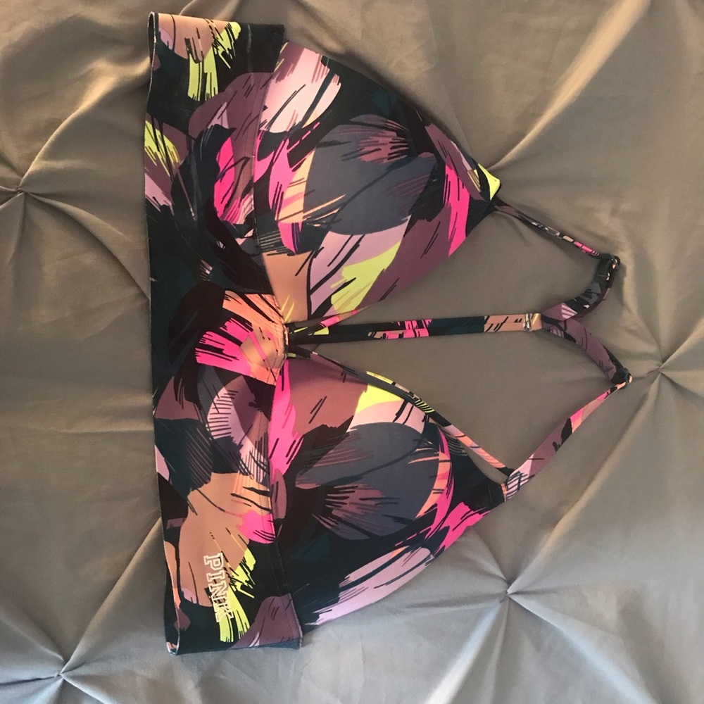 Pink Victoria’s Secret bralette
